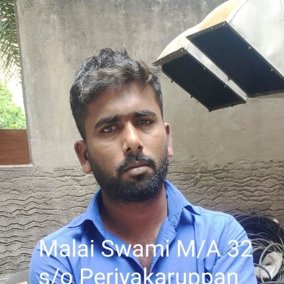 2.Malaisamy – R-3 p.s. Gutkha accused